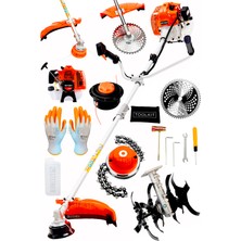 Steiner Alman 16 Hp Tam Profesyonel Yan Tipi Benzinli Tırpan Ot Çalı Çim Biçme Makinesi + Çapa Aparatı
