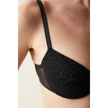 Penti Pleasure Lace Siyah Sütyen