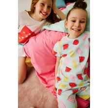 Penti Kız Çocuk Watermelon Çok Renkli 2li Pijama Takımı
