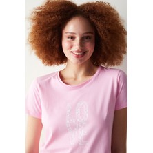 Penti Ent Love Pembe Kapri Pijama Takımı