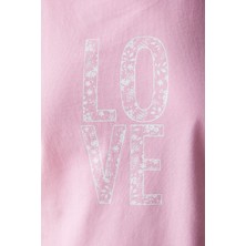 Penti Ent Love Pembe Kapri Pijama Takımı