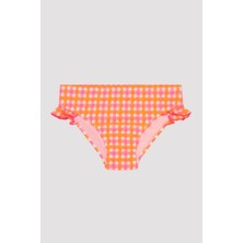 Penti Genç Kız Renkli Kareli Tek Omuz Bikini Takımı