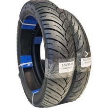 Maruti Tyres Hero Karizma Takım Lastik 120/80-18 Ve 80/100-18 Tl Tubeless - Dubleks Motosiklet Lastiği