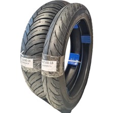 Maruti Tyres Hero Karizma Takım Lastik 120/80-18 Ve 80/100-18 Tl Tubeless - Dubleks Motosiklet Lastiği