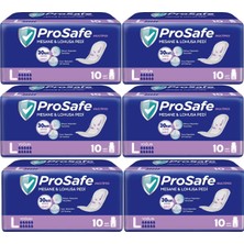 Prosafe Mesane & Lohusa Pedi  L-Büyük Yoğun 60 Adet (6pk*10)