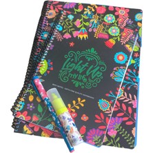 Gıpta Best Notes Spiralli Defter Set - Defter (2 Adet) + Kalem + Fosforlu Kalem