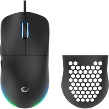 Rampage BLINK Siyah 7 Makro Tuşlu RGB 12800 DPI Gaming Oyuncu Mouse