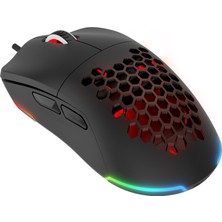 Rampage BLINK Siyah 7 Makro Tuşlu RGB 12800 DPI Gaming Oyuncu Mouse