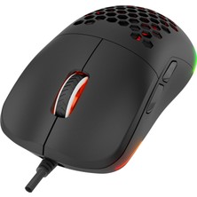 Rampage BLINK Siyah 7 Makro Tuşlu RGB 12800 DPI Gaming Oyuncu Mouse