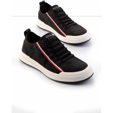 Bambi Siyah Triko   Erkek Sneaker E01185510782