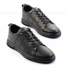 Siyah Napa  Deri Erkek Casual Ayakkabı E01396012243