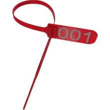 Senkron Seals 100 Adet Kırmızı Et Belirleme (Karkas) Kelepçesi 36CM