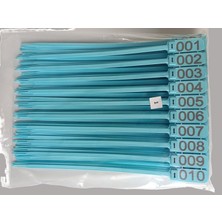 Senkron Seals 100 Adet Mavi Et Belirleme (Karkas) Kelepçesi 36CM