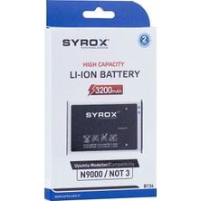 Syrox B134 Samsung Note 3 / N9000 Batarya