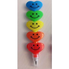 Nostaljik Lezzetler Emoji Yumurtlayan Kalp Kurşun Kalem 4 Grup 20 Uç