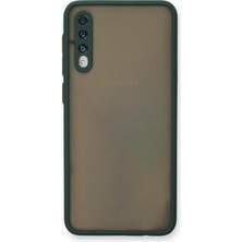 Newface Samsung Galaxy A50S Kılıf Montreal Silikon Kapak - Yeşil 327107