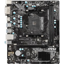 MSI A320M-A PRO DDR4 3200 (OC) DVI HDMI mATX