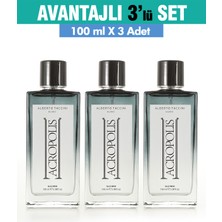 3'lü Set Alberto Taccini  Acropolıs Erkek Parfümü - 100 ml