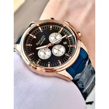 Ferrucci Erkek Fonksiyonlu Metal Kordon Kol Saati