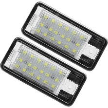 Rhythmic Araba LED Lisans Numarası Plaka Işık Lambası Beyaz Audi A3 S3 8p A4 B6 B7 A5 A6 4f Q7 A8 S8 C6 (Yurt Dışından)