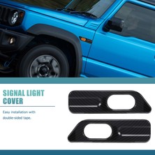 Rhythmic Araba Ön Çamurluk Dönüş Sinyal Işığı Lambası Trim Dekoratif Kapak Çıkartmalar Suzuki Jimny 2019 2020 2021 2022 Aksesuarları (Yurt Dışından)