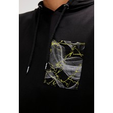 Bad Bear Bolt Siyah Erkek Hoodie Sweatshirt