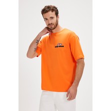 Bad Bear Chamelon Turuncu Baskılı Erkek Oversize Tişört