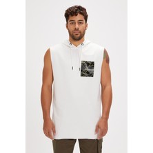 Bad Bear Bolt Beyaz Erkek Hoodie Sweatshirt