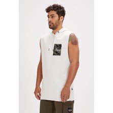 Bad Bear Bolt Beyaz Erkek Hoodie Sweatshirt