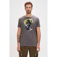 Bad Bear Epic Bear Asfalt Baskılı Erkek Tişört