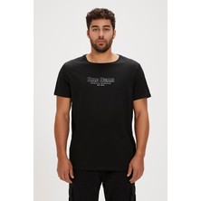 Bad Bear Andrea Siyah Baskılı Erkek Tişört