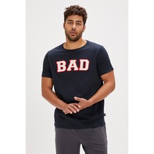 Bad Bear Felt Erkek Lacivert T-Shirt 24.01.07.036-C07