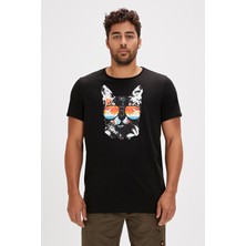 Bad Bear Manx Erkek Siyah T-Shirt 24.01.07.011-C01