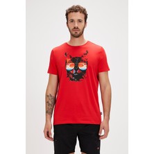 Bad Bear Manx Erkek Kırmızı T-Shirt 24.01.07.011-C54