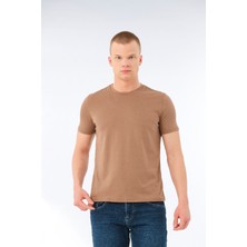 Fsm1453  Erkek Sıfır Yaka T-Shirt
