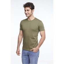 Fsm1453  Erkek Sıfır Yaka T-Shirt
