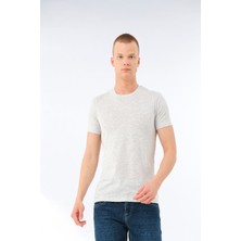 Fsm1453  Erkek Sıfır Yaka T-Shirt