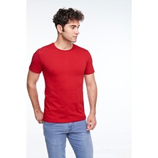 Fsm1453  Erkek Sıfır Yaka T-Shirt