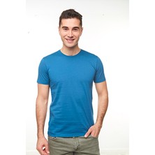 Fsm1453  Erkek Sıfır Yaka T-Shirt