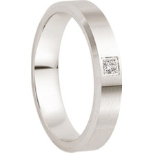 İryum Kadın Tektaş Pırlanta Tasarım Alyans- Nişan Yüzüğü