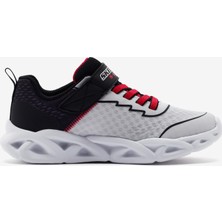 Skechers Twisty Brights 2.0 Büyük Erkek Çocuk Gri Işıklı Spor Ayakkabı 401625L Lgrd