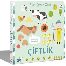 Bas - Çıkar - Oyna Vahşi Hayvanlar - Taşıtlar - Çiftlik 3'lü Set