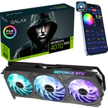 GALAX GeForce RTX 4070 SUPER EX Gamer 1-Click OC 12GB GDDR6X 192 Bit DLSS 3 Ekran Kartı (47SOM7MD7JBK)