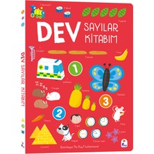 Dev Hayvanlar - Dev Sayılar - Dev Renkler Kitabım (Ciltli) 3'lü Set