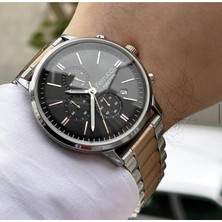 Ferrucci Erkek Fonksiyonlu Metal Kordon Kol Saati