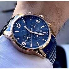 Ferrucci Erkek Fonksiyonlu Metal Kordon Kol Saati