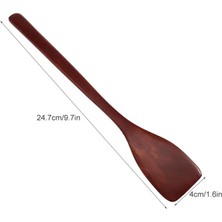 Pengfushop4 Kırmızı Stil S Beden Ev Yapışmaz Ahşap Spatula Turner Kızarmış Kürek Pişirme Mutfak Gereçleri Pişirme Spatula Akşam Yemeği Yemek Wok Kürek Malzemeleri (Yurt Dışından)