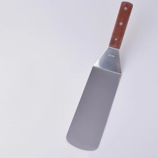 Pengfushop4 No.3 Tarzı 1 Adet Paslanmaz Çelik Izgara Spatula Biftek Kürek Ahşap Saplı Kalbur Spatula Biftek Kızartma Kürek Pişirme Aracı Mutfak Aksesuarları (Yurt Dışından)