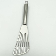 Pengfushop4 Çok Amaçlı Gıda Sınıfı Paslanmaz Çelik Pişirme Biftek Kürek Barbekü Yanan Kızarmış Balık Pirinç Kürek Spatula Mutfak Pişirme Araçları (Yurt Dışından)