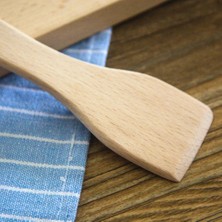 Pengfushop4 Gösterildiği Gibi 12.5x4.5x0.5cm 4 Adet Küçük Kayın Tereyağı Spatula Yapışmaz Ahşap Turner Pişirme Kürek Mutfak Gereçleri (Yurt Dışından)